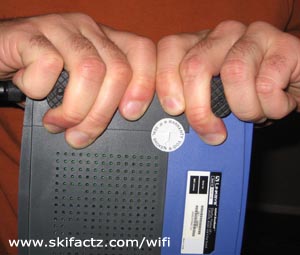 disassemble linksys router