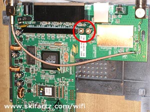 Location of PCB screws on WRT54G router