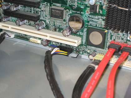 HP XW8600 power connector on motherboard