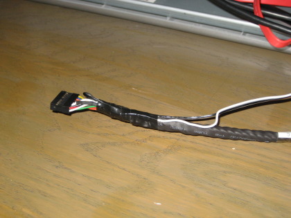 HP XW8600 power connector with switch line tap