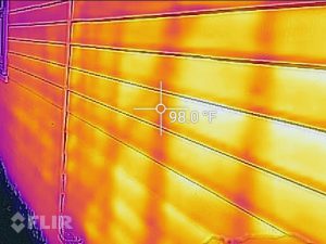 Looking through walls with a FLIR thermal camera.