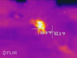 Low cost FLIR infrared perimeter security with Cat S60.